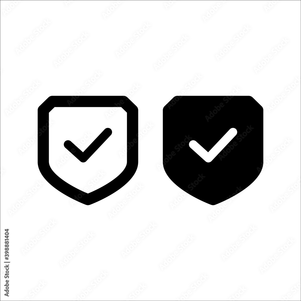 shield icon template isolated. logo desig on white background shield icon template isolated. logo desig on white background