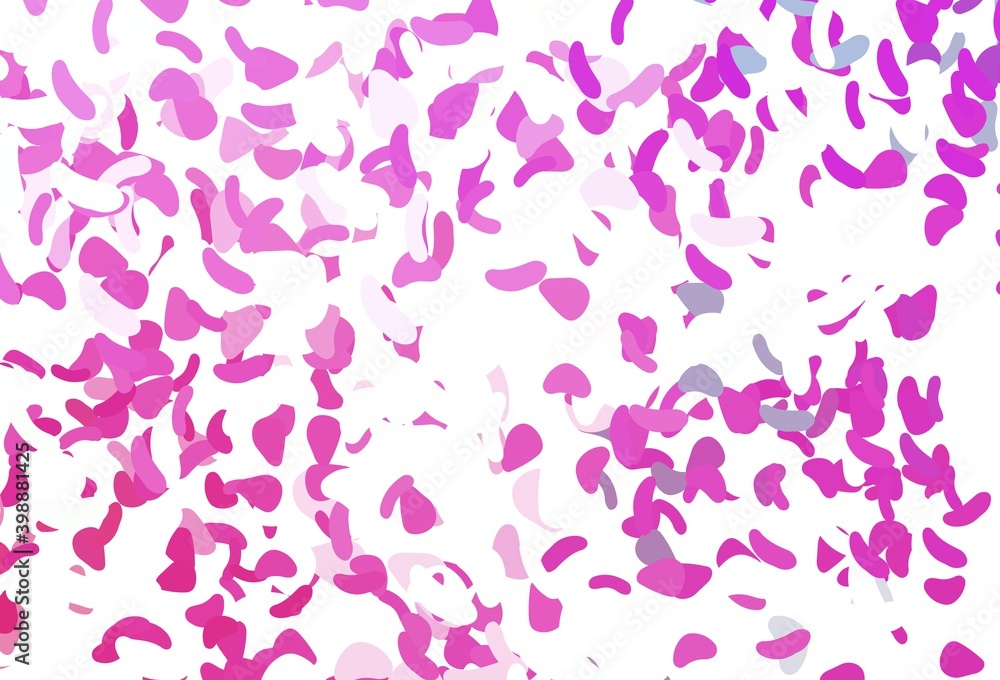 Light Pink vector background with abstract forms. Light Pink vector background with abstract forms.