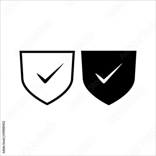 shield icon template isolated. logo desig on white background