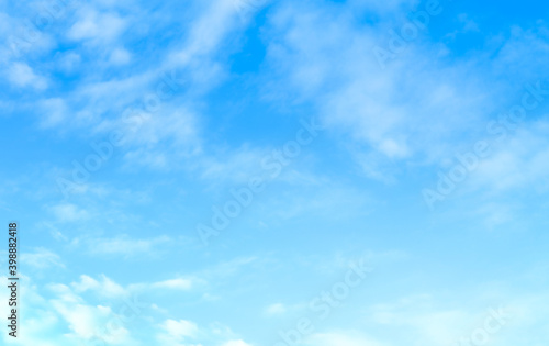blue sky with beautiful natural white clouds  