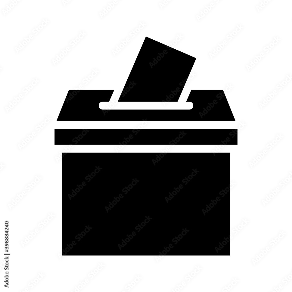 Box icon on white background Box icon on white background