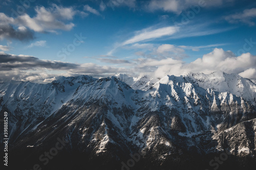 Schnee Berge Alpen Panorama II