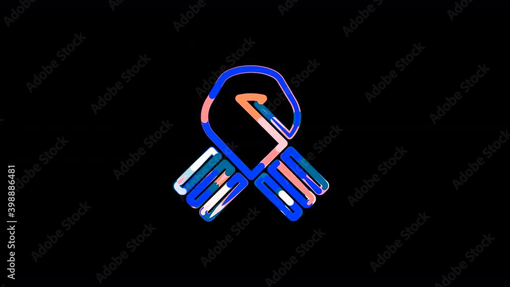 Circles gather in symbol scarf. After it crumbles in a line and moves to the camera. Alpha channel black Circles gather in symbol scarf. After it crumbles in a line and moves to the camera. Alpha channel black