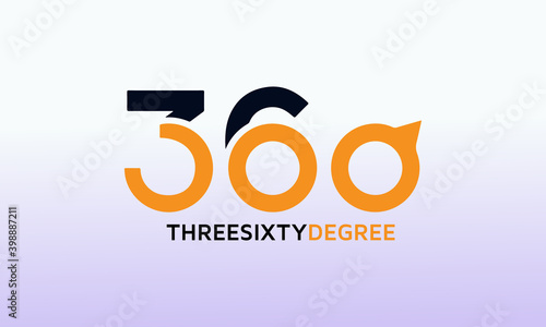 360 degree vector logo design