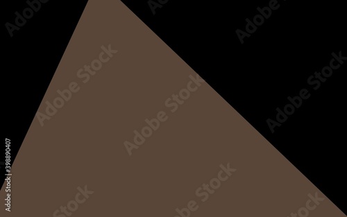 Dark Black vector triangle mosaic cover. Shining colored illustration in a Brand new style. Template for your brand book.