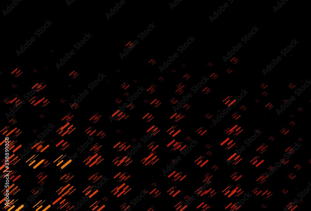 Dark Yellow, Orange vector pattern with narrow lines. Dark Yellow, Orange vector pattern with narrow lines.
