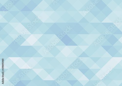 ランダム配色の三角形背景　水色