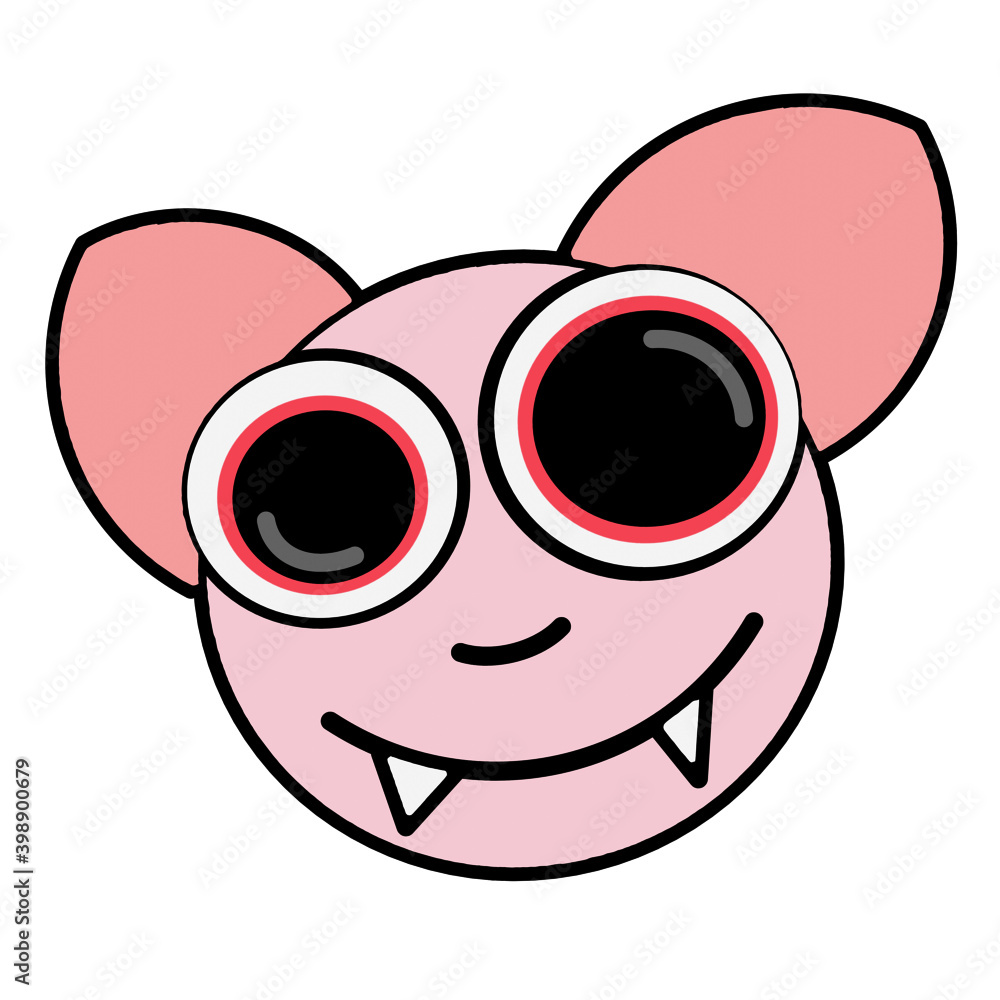 Cartoon illustration of a vampire Cartoon illustration of a vampire