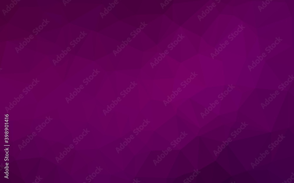 Dark Purple vector polygonal background. A vague abstract illustration with gradient. The best triangular design for your business. Dark Purple vector polygonal background. A vague abstract illustration with gradient. The best triangular design for your business.