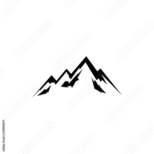 High Mountain icon  Logo Business Template