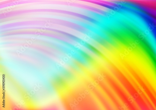 Light Multicolor, Rainbow vector background with bubble shapes. A completely new color illustration in marble style. The template for cell phone backgrounds.