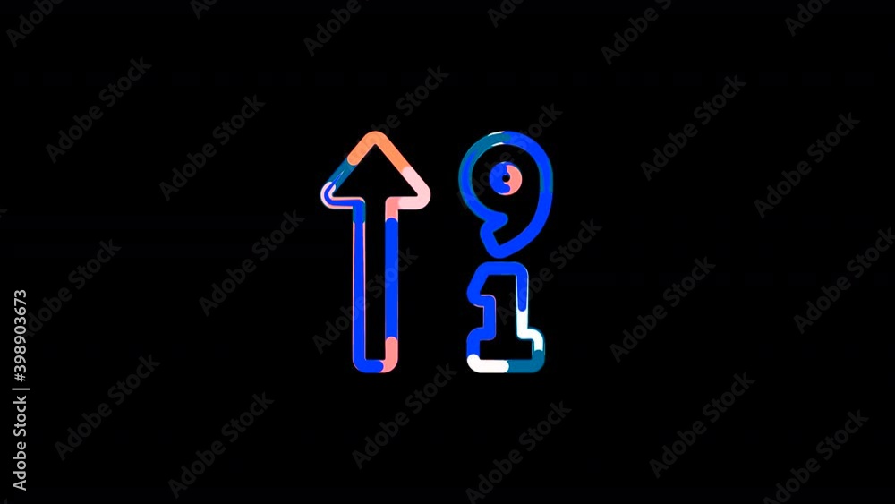 Circles gather in symbol sort numeric up. After it crumbles in a line and moves to the camera. Alpha channel black Circles gather in symbol sort numeric up. After it crumbles in a line and moves to the camera. Alpha channel black