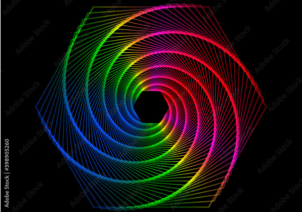 レインボー虹色螺旋背景素材stock Vector Adobe Stock レインボー虹色螺旋背景素材stock Vector Adobe Stock