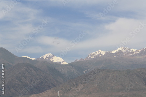 Mountains in the snow