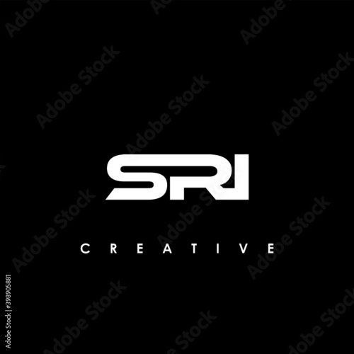 SRI Letter Initial Logo Design Template Vector Illustration