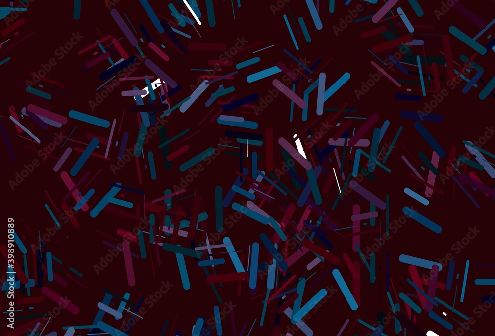 Dark blue, red vector layout with flat lines. Dark blue, red vector layout with flat lines.