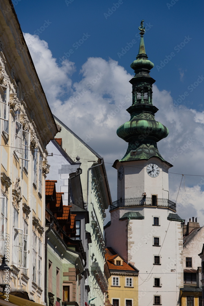Historic part of Bratislava city, Slovakia