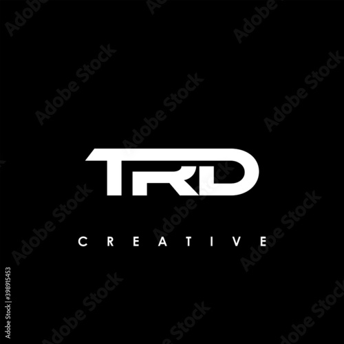 TRD Letter Initial Logo Design Template Vector Illustration photo