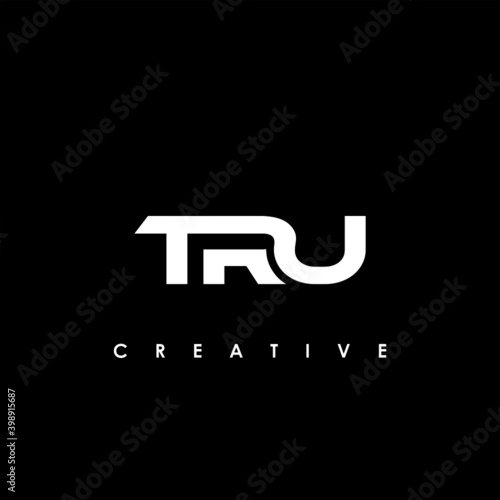 TRU Letter Initial Logo Design Template Vector Illustration