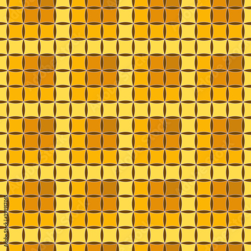 A Seamless, Vector Image from Squares in A Square in Light Orange. Application in Design Possible