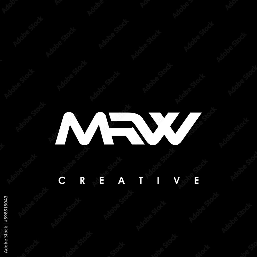 MRW Letter Initial Logo Design Template Vector Illustration MRW Letter Initial Logo Design Template Vector Illustration