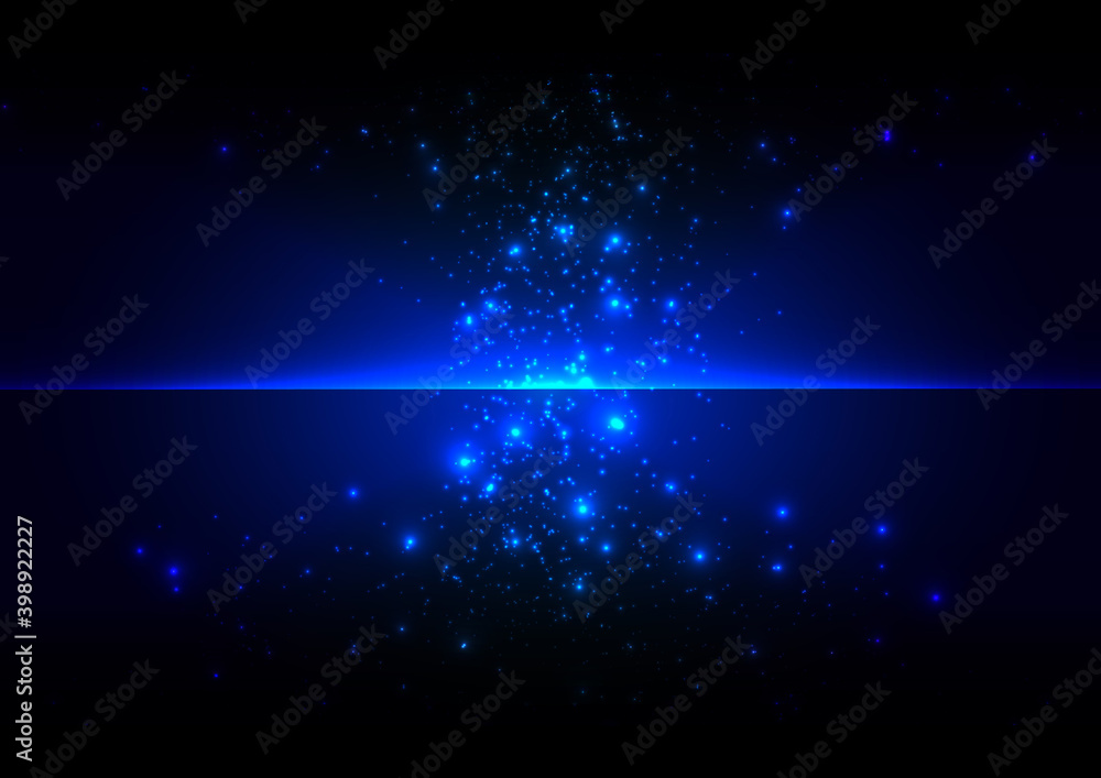 Fototapeta premium Abstract vector blue light background design. illustration vector design.