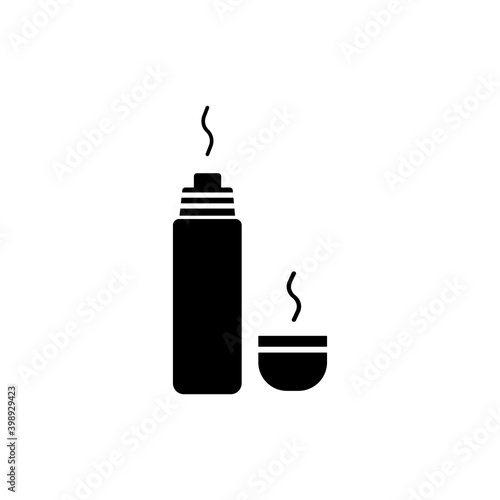 thermos icon element of camping icon for mobile concept and web apps. Thin line thermos icon can be used for web and mobile. Premium icon on white background