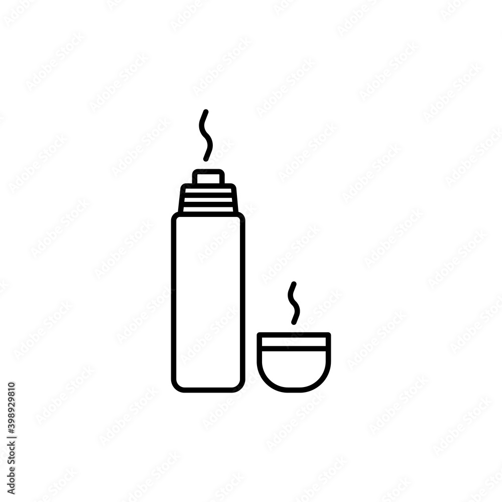 thermos icon element of camping icon for mobile concept and web apps. Thin line thermos icon can be used for web and mobile. Premium icon on white background thermos icon element of camping icon for mobile concept and web apps. Thin line thermos icon can be used for web and mobile. Premium icon on white background