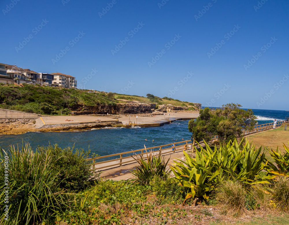 Natural swimming pool at Clovelly beach, clovelly, Australia