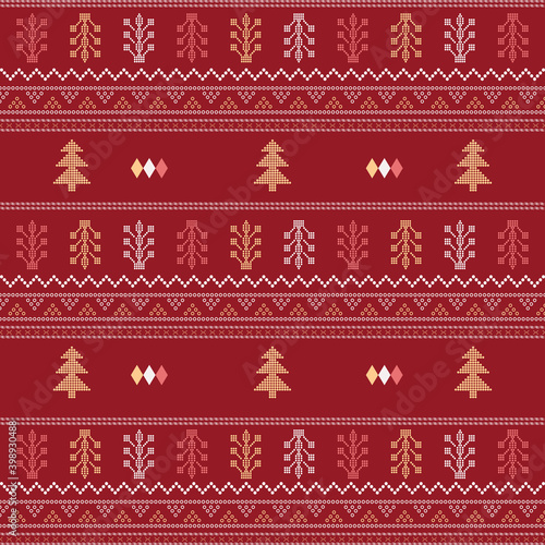 Wallpaper Mural Geometric shape seamless pattern suitable for print textile, fabric sarong, sari, bandana, paper, doodle and home decoration. best quality of culture or ethnic retro style. Torontodigital.ca