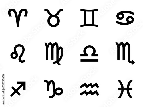 Zodiac Symbol icons