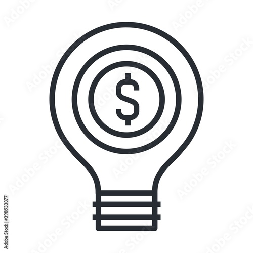 Money Making Ideas. Creative business idea concept. Vector illustration.