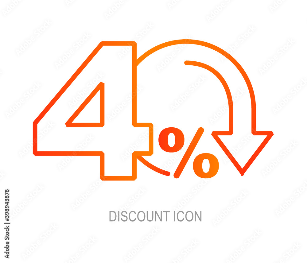 Percent down line icon isolated on background. Sale Banner Template Design. Special Offer Banner Vector Illustration. illustration.
Percent down line icon isolated on background. Sale Banner Template Design. Special Offer Banner Vector Illustration. illustration.