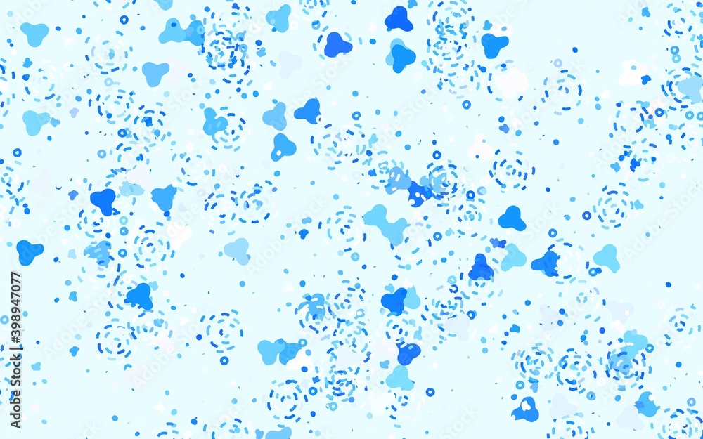 Light Purple vector pattern with random forms. Light Purple vector pattern with random forms.