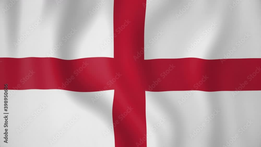 England animated flag. Seamless loop. 4K England animated flag. Seamless loop. 4K