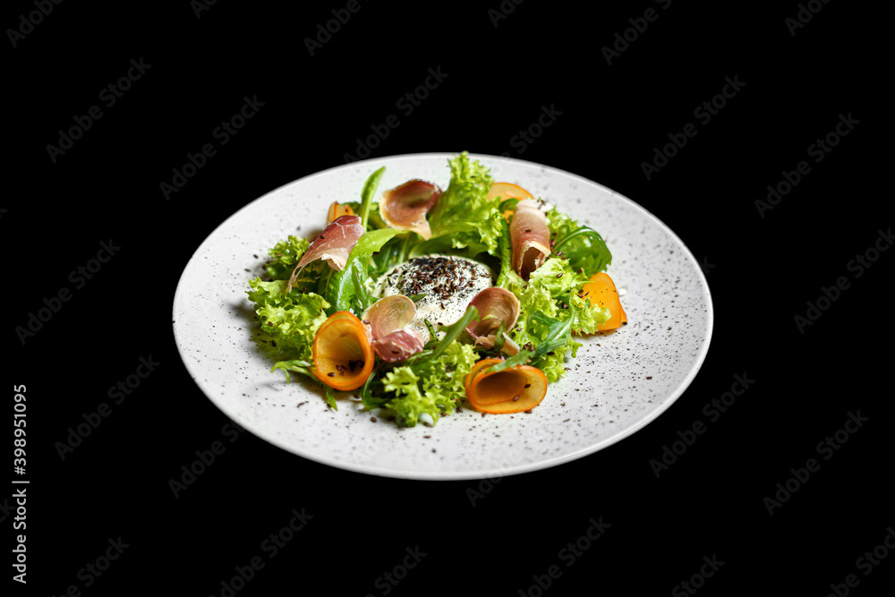 salad with meat and vegetables salad with meat and vegetables