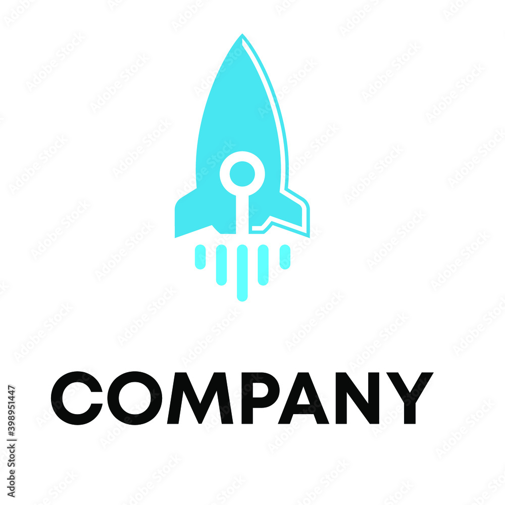 Rocket logo Rocket logo