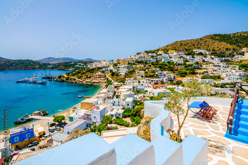 Panteli Village in Leros Island, Greece