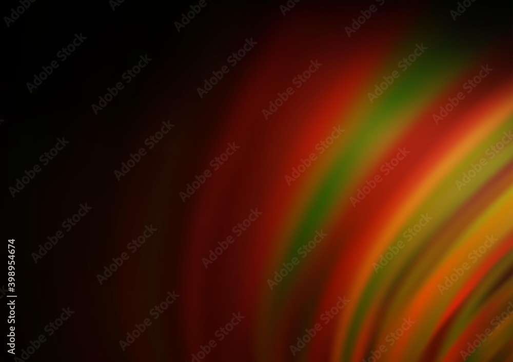 Dark Orange vector background with curved circles. Geometric illustration in marble style with gradient. New composition for your brand book. Dark Orange vector background with curved circles. Geometric illustration in marble style with gradient. New composition for your brand book.