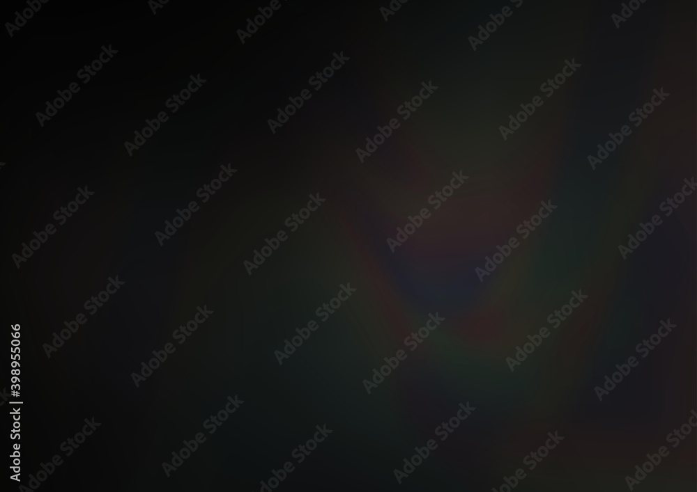 Fototapeta premium Dark Silver, Gray vector glossy abstract background. Modern geometrical abstract illustration with gradient. The blurred design can be used for your web site.