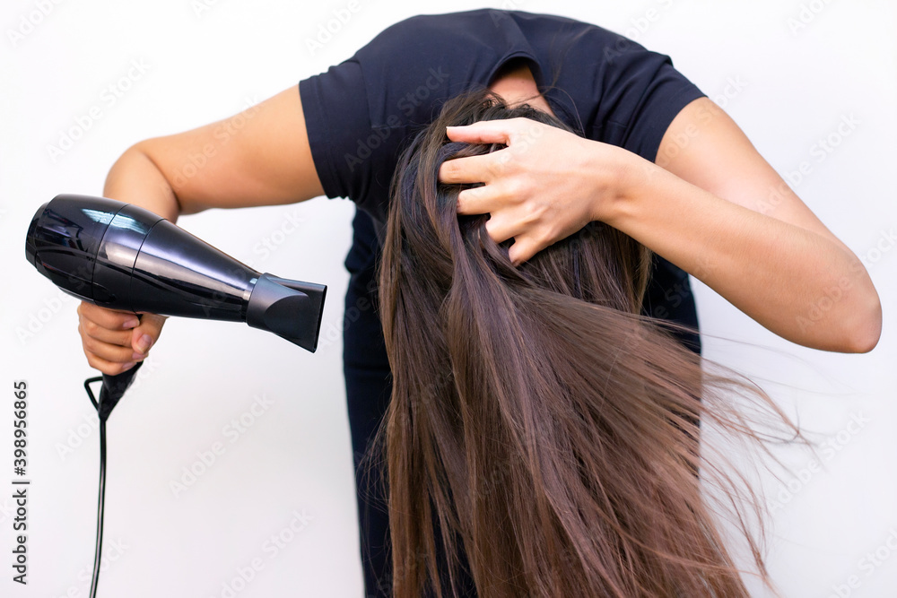 Fototapeta premium self-drying hair