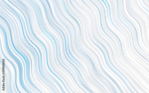 Light Pink vector template with bent ribbons. Creative illustration in halftone marble style with gradient. The template for cell phone backgrounds.