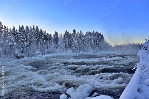 Storforsen Waterfall, Sweden photo