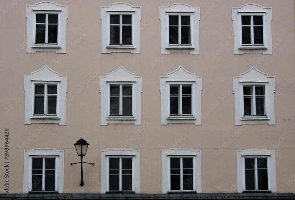 Classic style facade in Salzburg