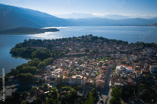 Ioannina Aerial view of city  Greece drone photo