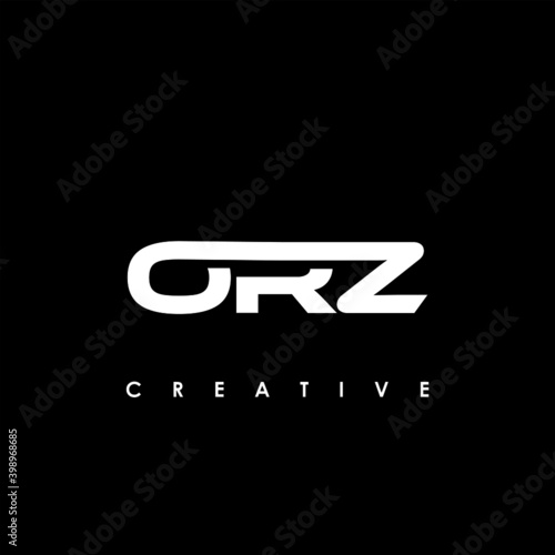 ORZ Letter Initial Logo Design Template Vector Illustration photo