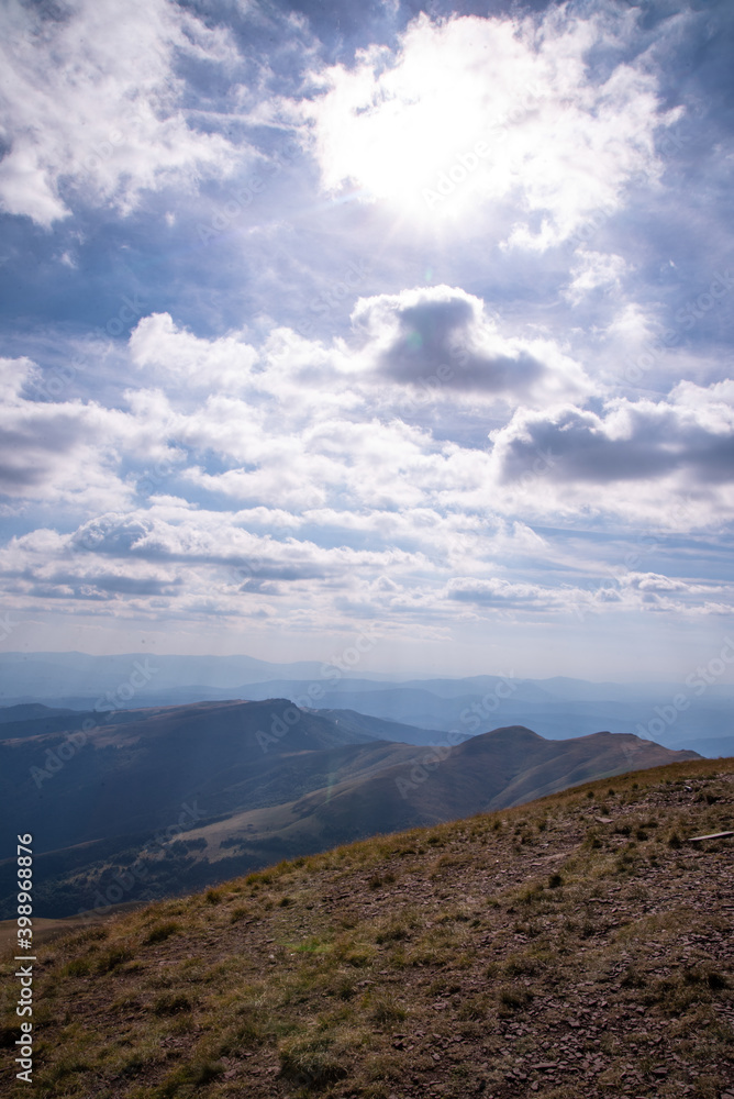 Impressive view from a Midzor mountain peak summit, the highest peak of Old mountain,2169 meters above sea level, and a view to surrounding peaks and highlands at summer
Old Mountain in Serbia, Europe Impressive view from a Midzor mountain peak summit, the highest peak of Old mountain,2169 meters above sea level, and a view to surrounding peaks and highlands at summer
Old Mountain in Serbia, Europe
