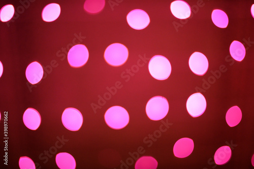 bokeh, a beautiful blur on a colored background