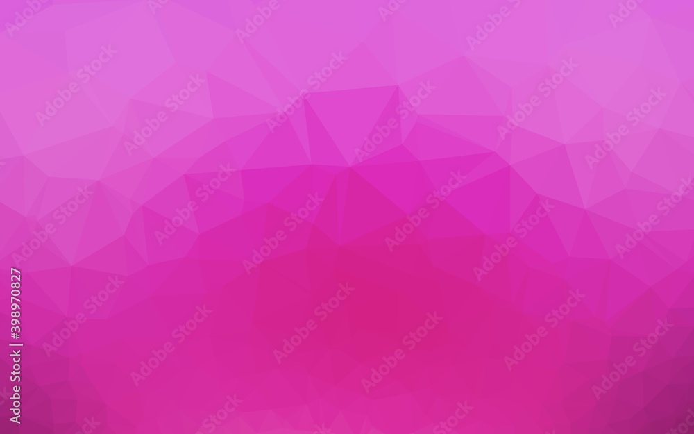 Light Pink vector shining triangular pattern. Light Pink vector shining triangular pattern.