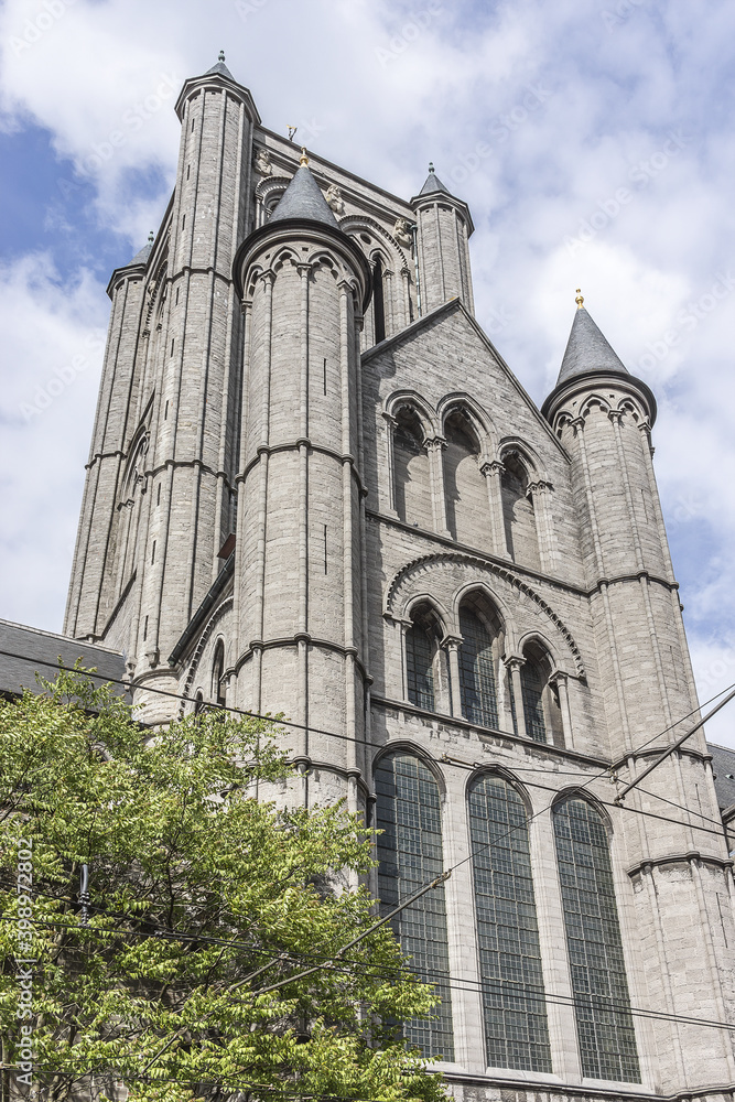 St. Nicholas' Church (Sint-Niklaaskerk) is one of the oldest and most prominent landmarks in Ghent, Belgium. Church dedicated to St Nicholas of Myre, patron of merchants and boatmen.